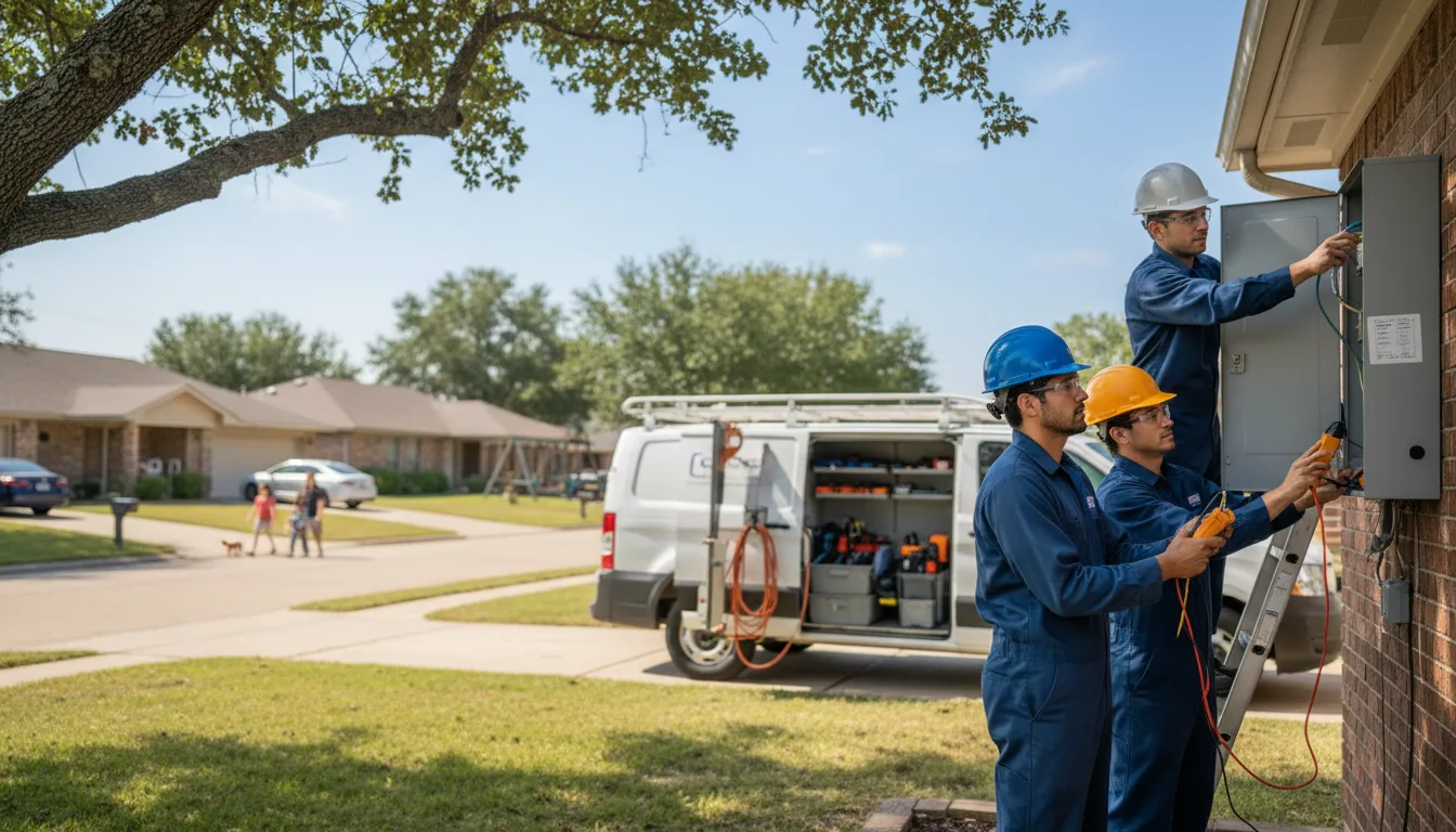 Certified electrician providing emergency electrical services in Zaleski, OH